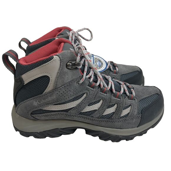 Columbia Crestwood Hiking Boots Women's 8 Mid Waterproof Preppy BL5371-053 NWOB - Picture 2 of 10
